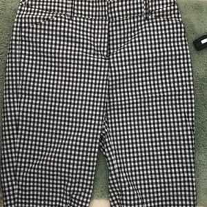 EUC Black White Checkered Shorts